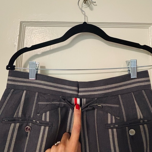 Thom Browne Striped Wool Trousers - Picture 3 of 4